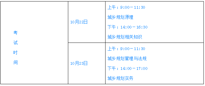 重要通知！！注冊城鄉(xiāng)規(guī)劃師——10月考試時間確定